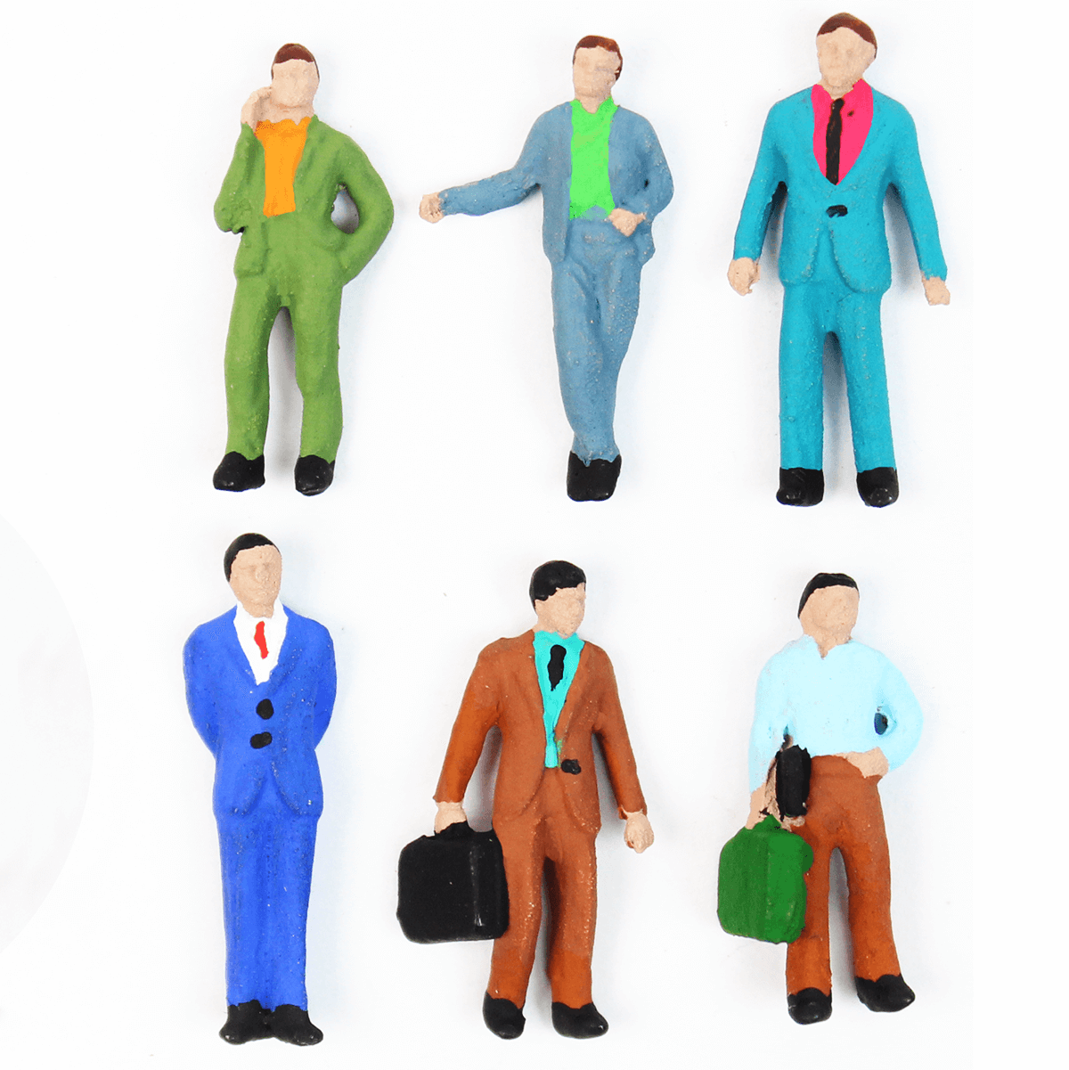 Figuras Para Maquetes 1/100 1605 Minitec 06 Peças